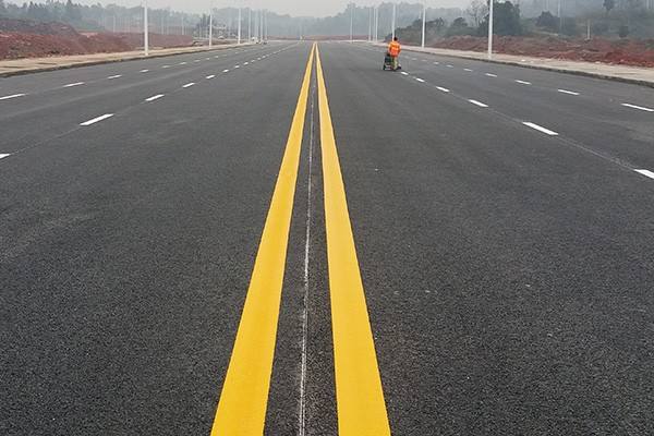 深圳福永工厂车间划线/深圳福永物流园道路划线施工
